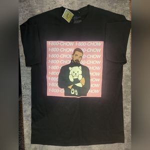 Dog Limited Rappers with Dogs Men's T-Shirt Black Tee Size Medium New with tags